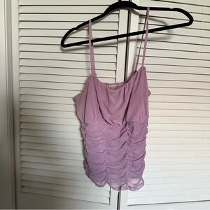 Madden girl lilac light purple ruffle top